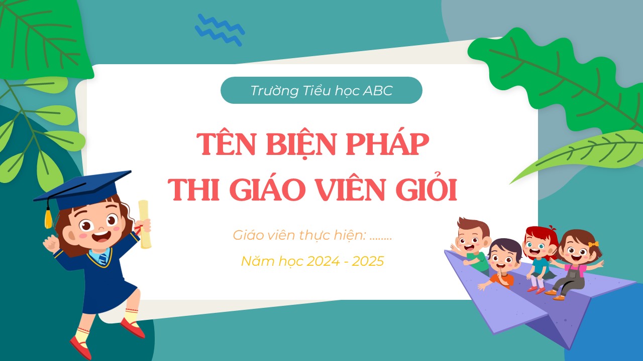 Mẫu báo cáo giáo viên chủ nhiệm giỏi P025
